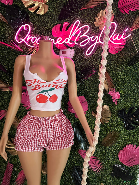 Cherry Top 2piece set